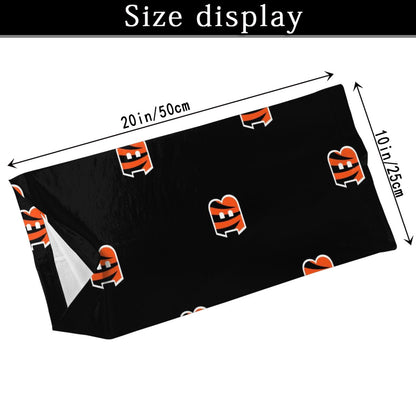 Reusble Mouth Cover Bandanas Cincinnati Bengals Variety Head Scarf Face Mask With PM 2.5 Filter