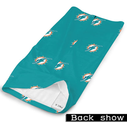 Reusble Mouth Cover Bandanas Miami Dolphins Variety Head Scarf Face Mask With PM 2.5 Filter