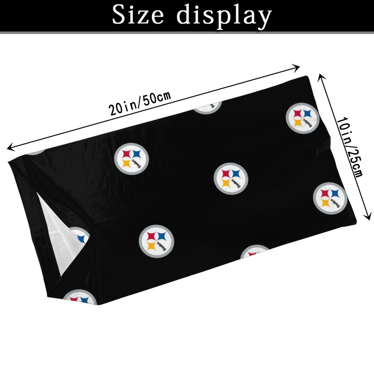 Reusble Mouth Cover Bandanas Pittsburgh Steelers Variety Head Scarf Face Mask With PM 2.5 Filter