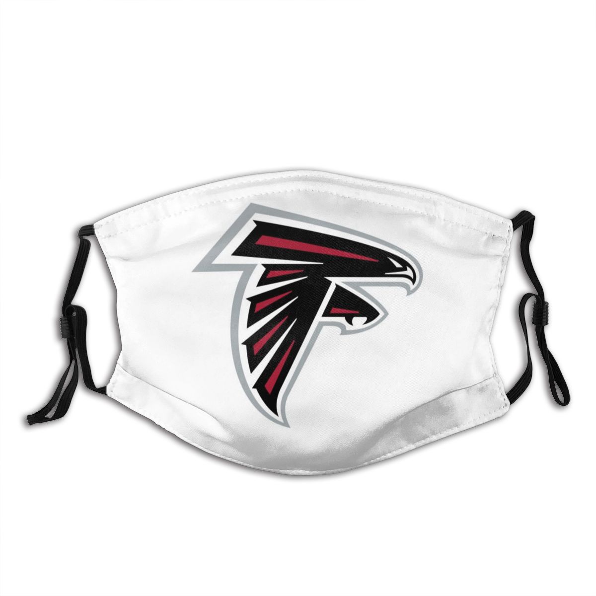 Print Football Personalized White Atlanta Falcons Adult Face Mask With PM 2.5 Filters