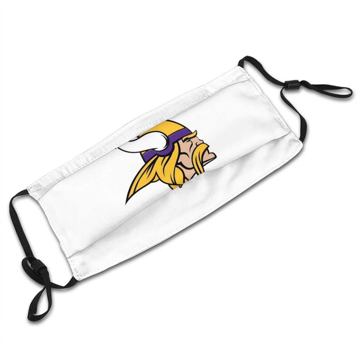 Print Football Personalized White Minnesota Vikings Adult Dust Mask With Filters PM 2.5