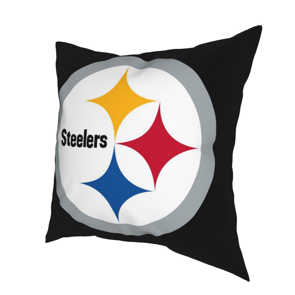 Custom Decorative Football Pillow Case Pittsburgh Steelers Black Pillowcase Personalized Throw Pillow Covers