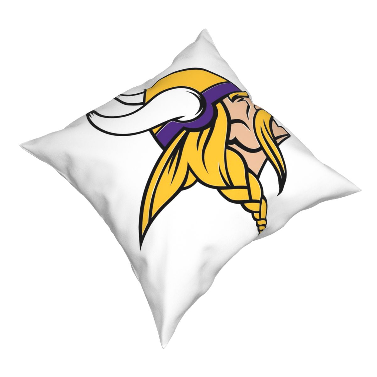 Custom Decorative Football Pillow Case Minnesota Vikings White Pillowcase Personalized Throw Pillow Covers