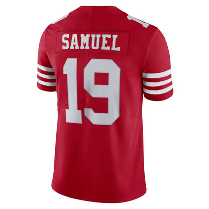 Custom 19 Deebo Samuel New SF.49ers Red Stitched American Football Jerseys 2022