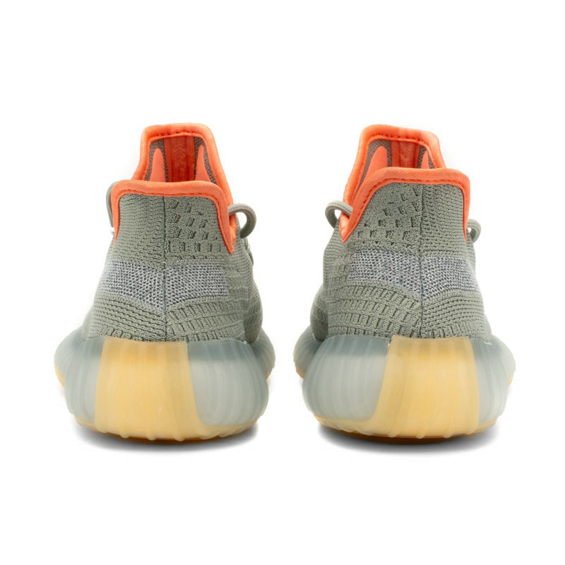 Yeezy 350 Boost Gray orange side transparent