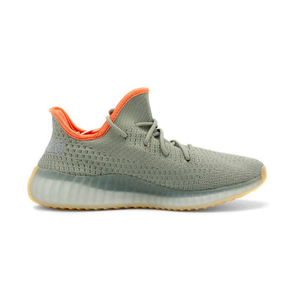 Yeezy 350 Boost Gray orange side transparent