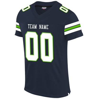 Custom S.Seahawks Football Jerseys Design Navy Stitched Name And Number Size S to 6XL Christmas Birthday Gift