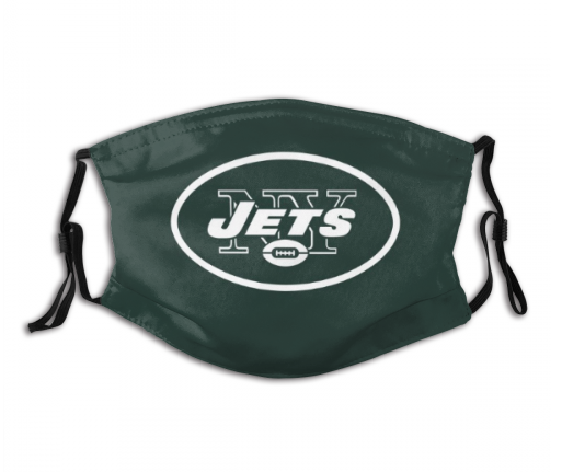 Print Football Personalized New York Jets Adult Dust Mask With Filters