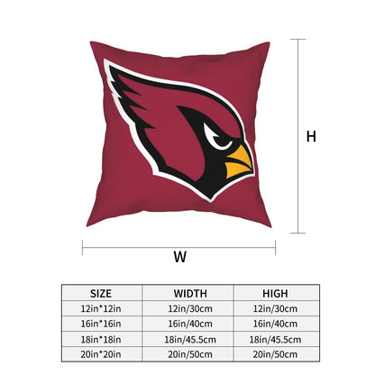 Custom Decorative Football Pillow Case Arizona Cardinals Red Pillowcase Personalized Throw Pillow Covers