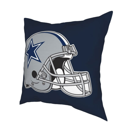 Custom Decorative Football Pillow Case Navy Dallas Cowboys Pillowcase Personalized Throw Pillow Covers