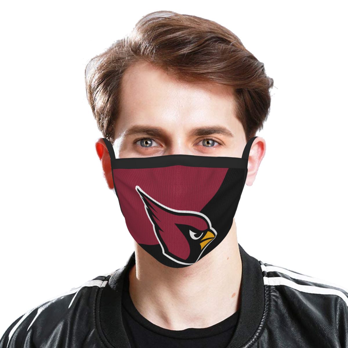 Custom Football Personalized Arizona Cardinals Dust Face Mask With Filters PM 2.5