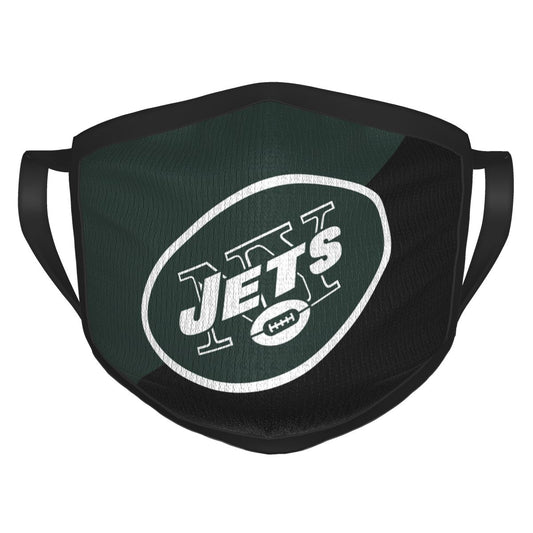 Custom Football Personalized New York Jets Dust Face Mask With Filters PM 2.5