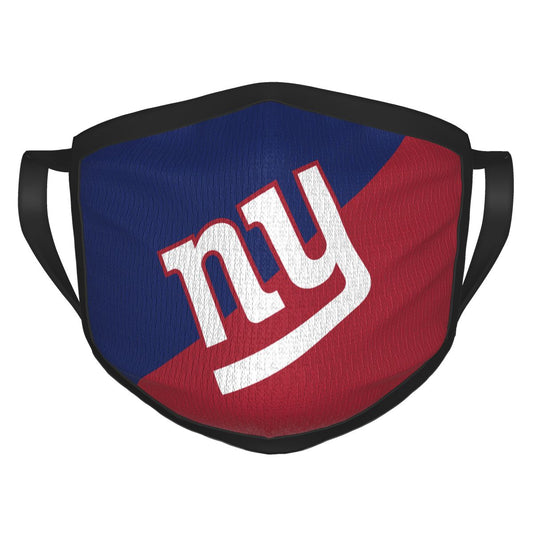 Custom Football Personalized New York Giants Dust Face Mask With Filters PM 2.5