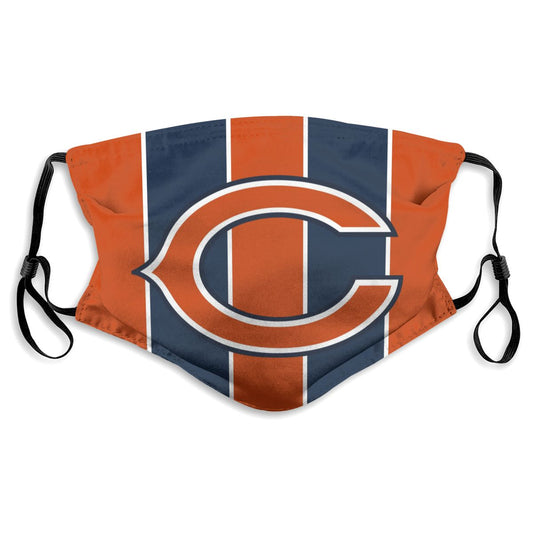 Custom Football Personalized C.Bear 01- Orange Dust Face Mask With Filters PM 2.5