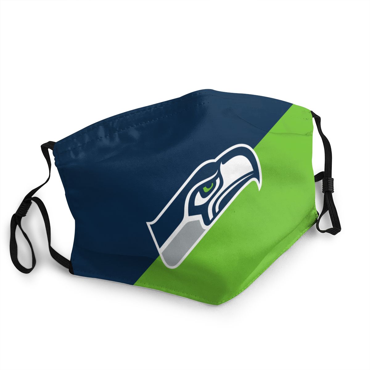 Custom Football Personalized Seattle Seahawks Dust Face Mask With Filters PM 2.5