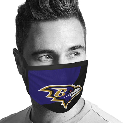 Custom Football Personalized Baltimore Ravens Dust Face Mask With Filters PM 2.5