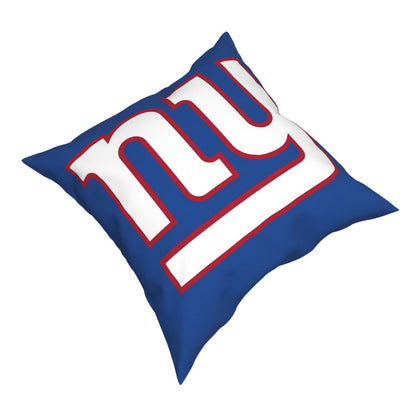 Custom Decorative Football Pillow Case New York Giants Royal Pillowcase Personalized Throw Pillow Covers