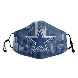 Dust Masks Decorative Dallas Cowboys Face Mask