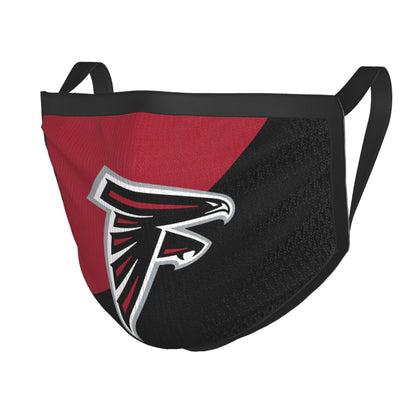 Custom Football Personalized Atlanta Falcons Dust Face Mask With Filters PM 2.5
