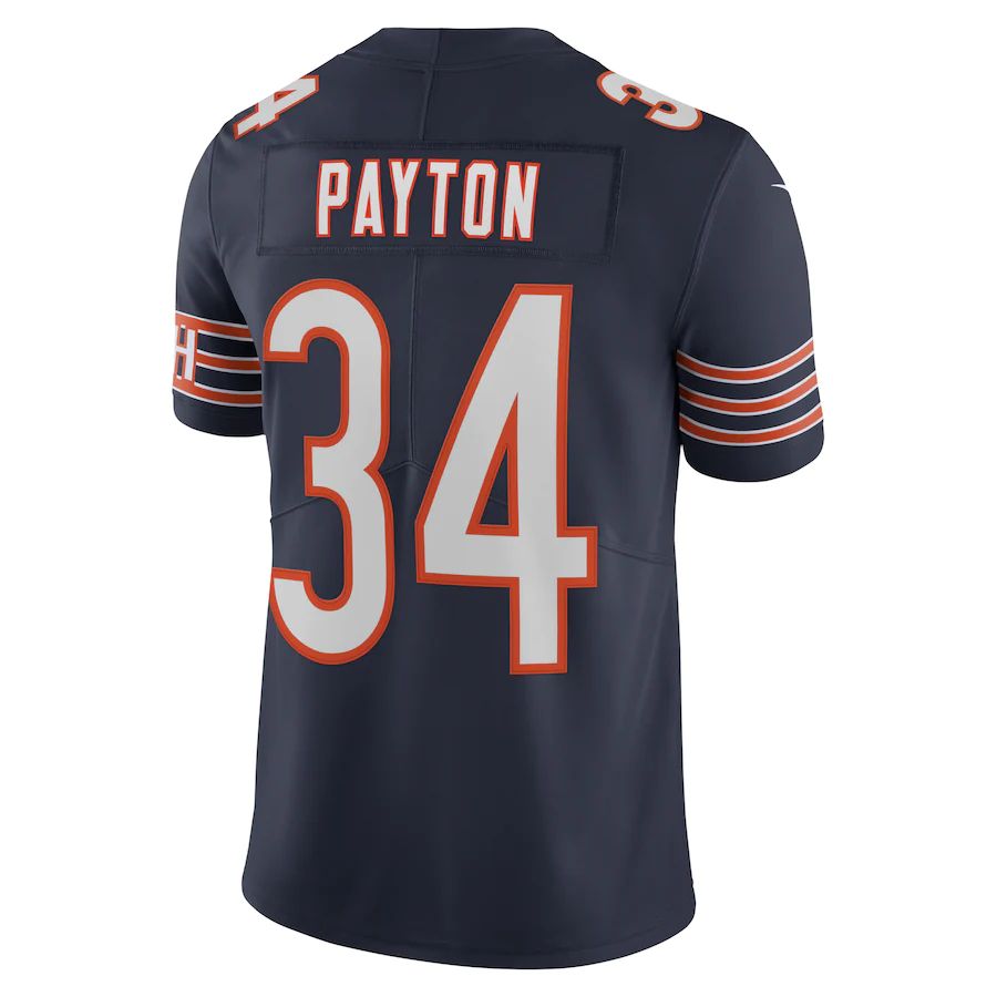 C.Bears #34 Walter Payton Navy Retired Player Limited Jersey Stitched American Football Jerseys