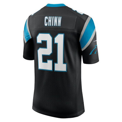 C.Panthers #21 Jeremy Chinn Black Vapor Limited Jersey Stitched American Football Jerseys