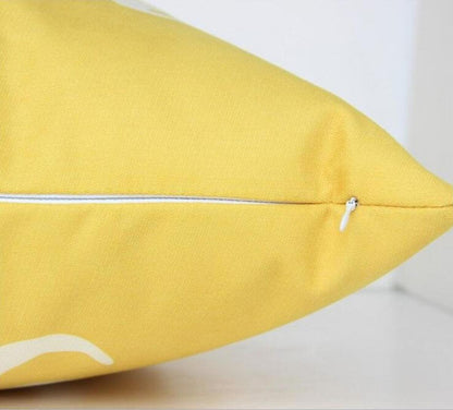 Custom Decorative Pillow 18inch*18inch 01- Yellow Pillowcase Personalized Throw Pillow Covers