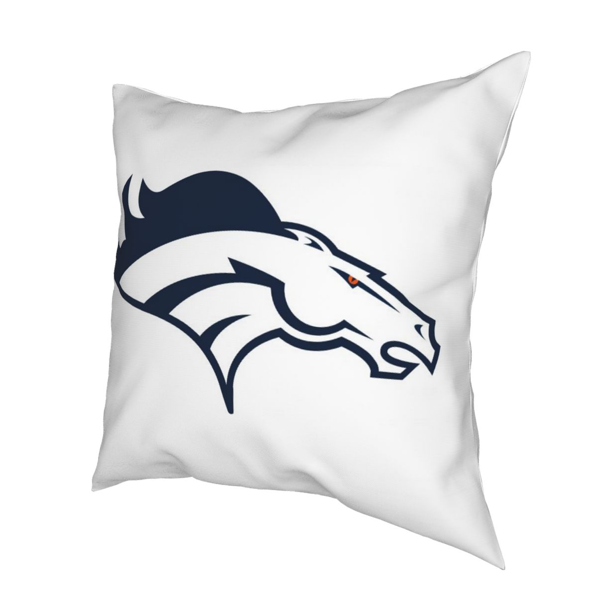 Custom Decorative Football Pillow Case Denver Broncos White Pillowcase Personalized Throw Pillow Covers