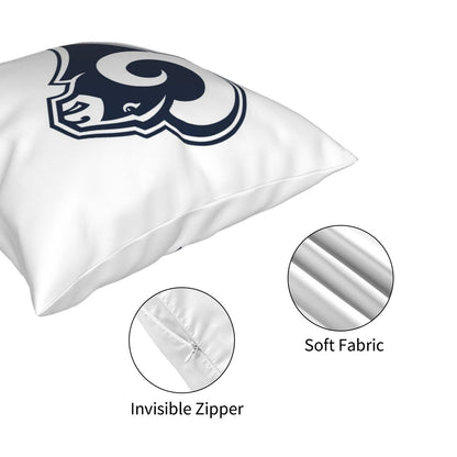Custom Decorative Football Pillow Case Los Angeles Rams White Pillowcase Personalized Throw Pillow Covers