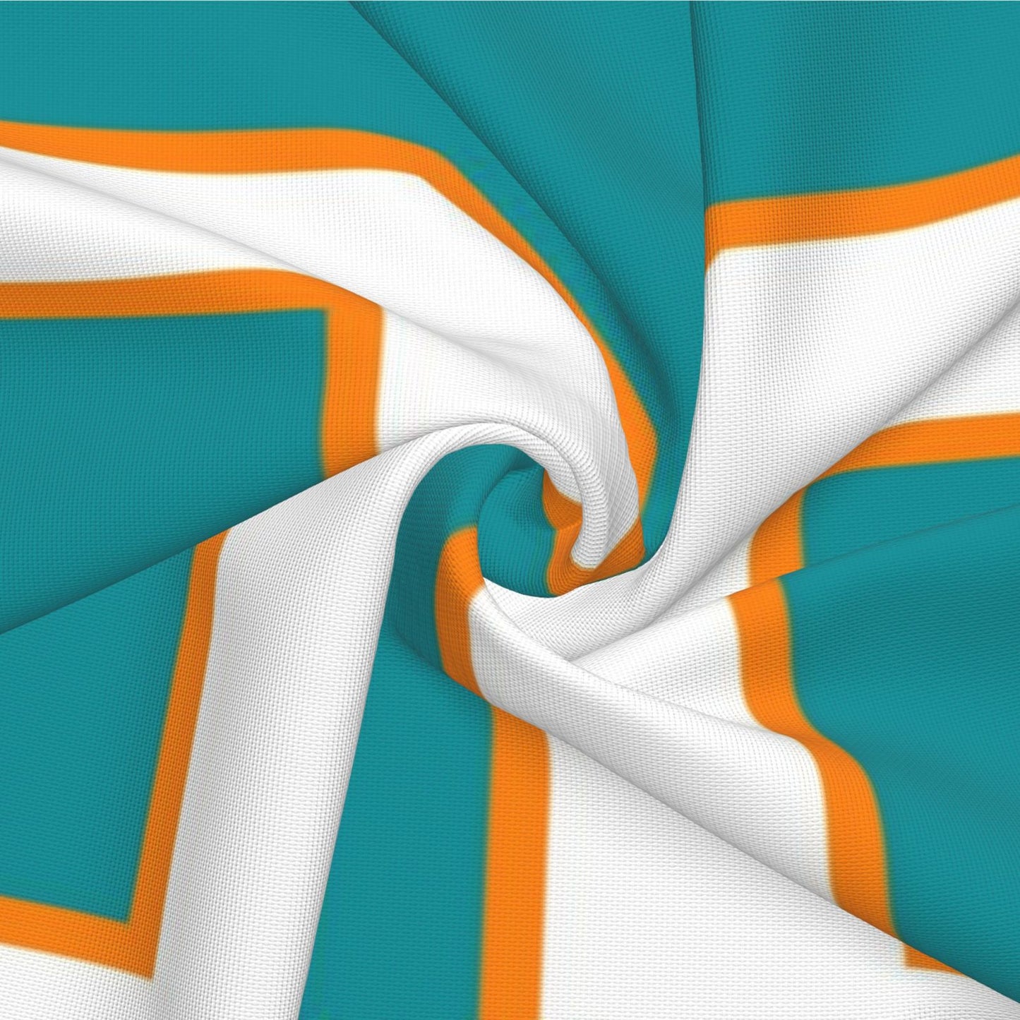 Customized Miami Dolphins Football Team Decorative Throw Pillow Case Print Personalized Football Style Fans Letters & Number Aqua Pillowcase Birthday Gift