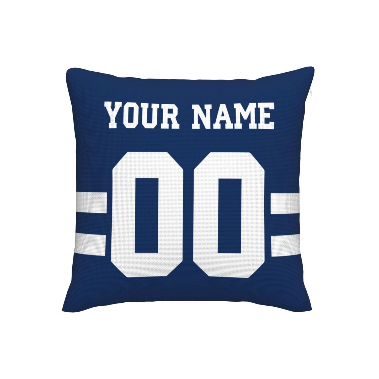 Customized Indianapolis Colts Football Team Decorative Throw Pillow Case Print Personalized Football Style Fans Letters & Number Royal Pillowcase Housewarming Gifts