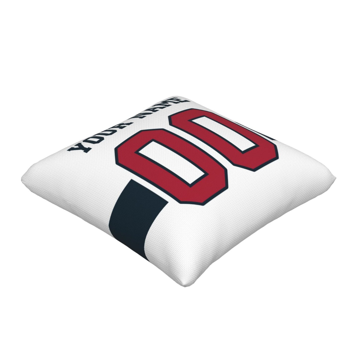 Customized Houston Texans Football Team Decorative Throw Pillow Case Print Personalized Football Style Fans Letters & Number White Pillowcase Birthday Gift