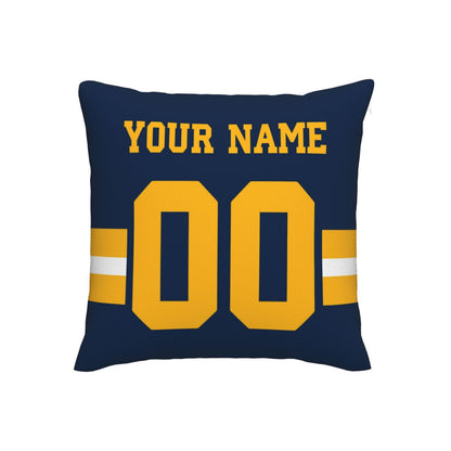 Customized Green Bay Packers Football Team Decorative Throw Pillow Case Print Personalized Football Style Fans Letters & Number Navy Pillowcase Birthday Gift