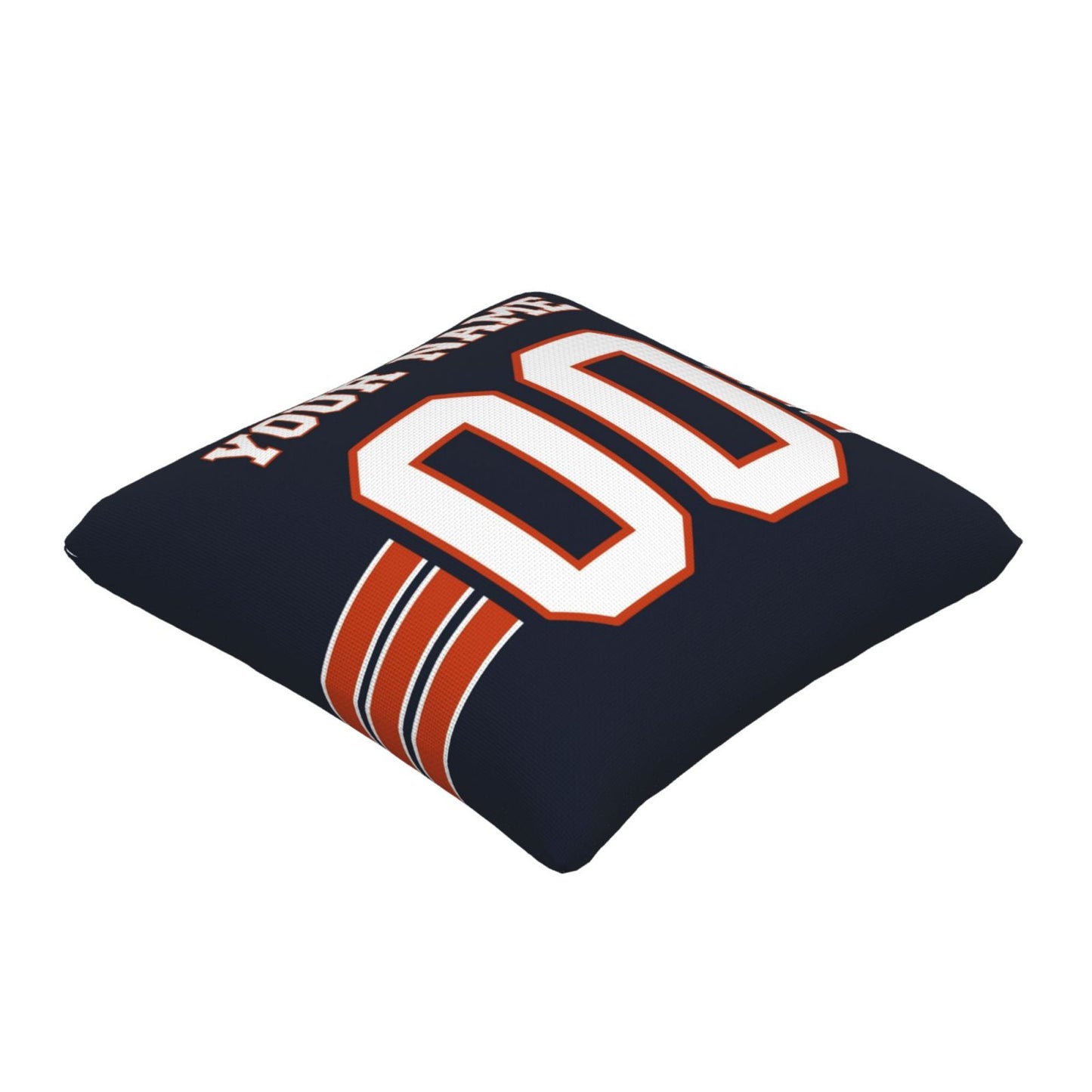 Customized Chicago Bears Football Team Decorative Throw Pillow Case Print Personalized Football Style Fans Letters & Number Navy Pillowcase Birthday Gift