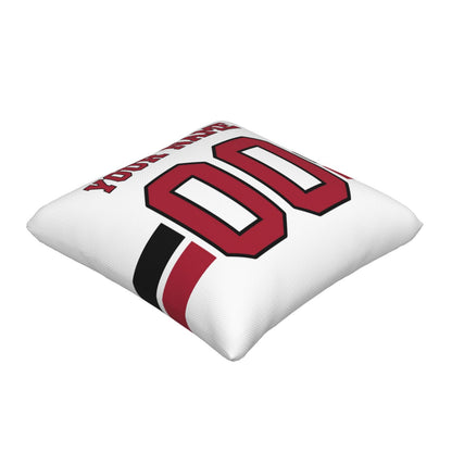 Atlanta Falcons Football Team Decorative Throw Pillow Case Print Personalized Football Style Fans Letters & Number Black Pillowcase Birthday Gift