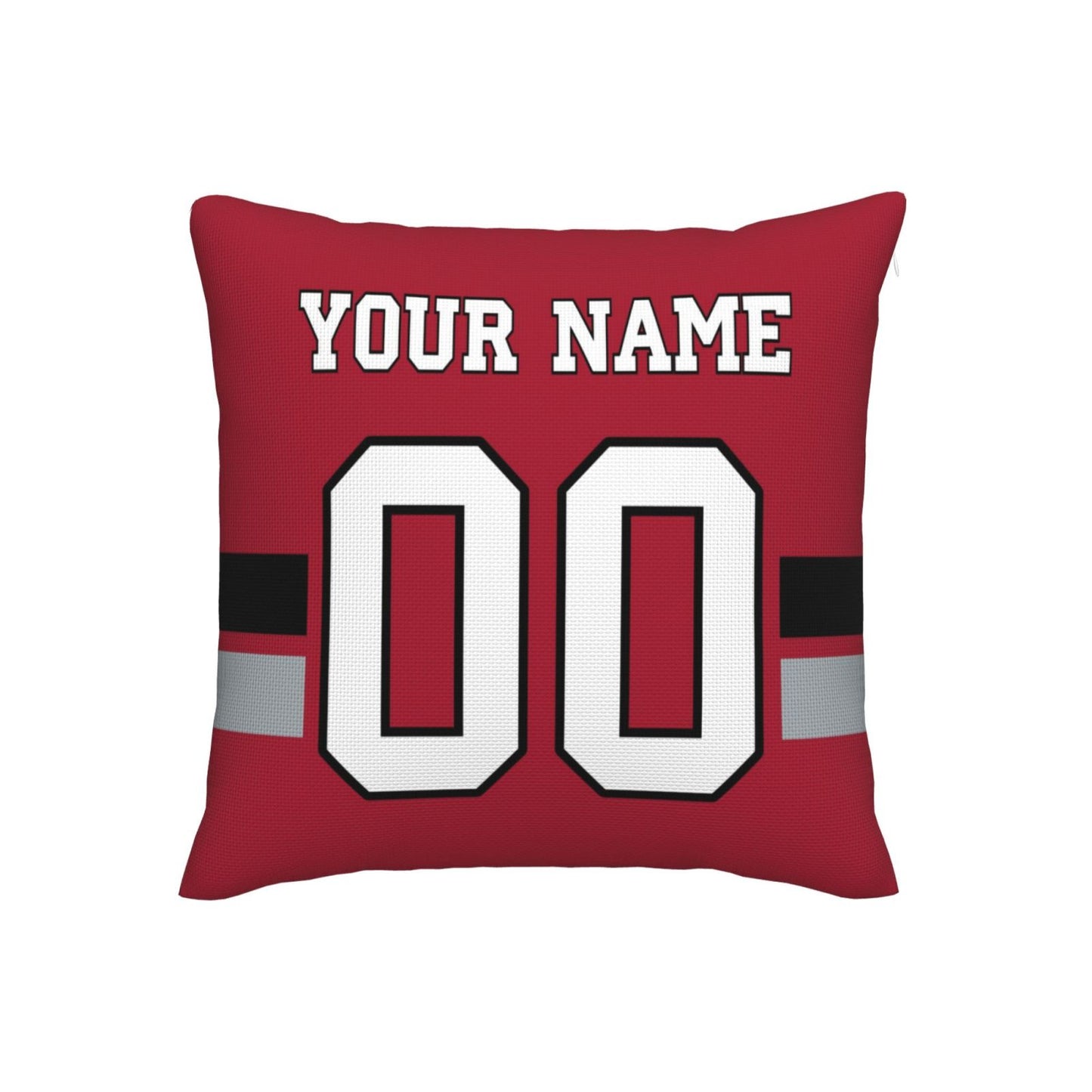 Atlanta Falcons Football Team Decorative Throw Pillow Case Print Personalized Football Style Fans Letters & Number Black Pillowcase Birthday Gift