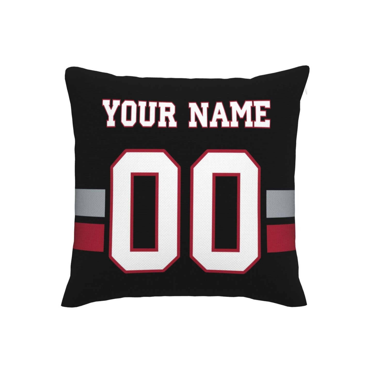 Atlanta Falcons Football Team Decorative Throw Pillow Case Print Personalized Football Style Fans Letters & Number Black Pillowcase Birthday Gift