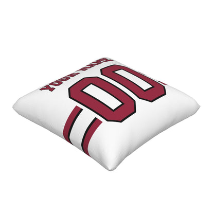 Arizona Cardinals Football Team Decorative Throw Pillow Case Print Personalized Football Style Fans Letters & Number Pillowcase Birthday Gift