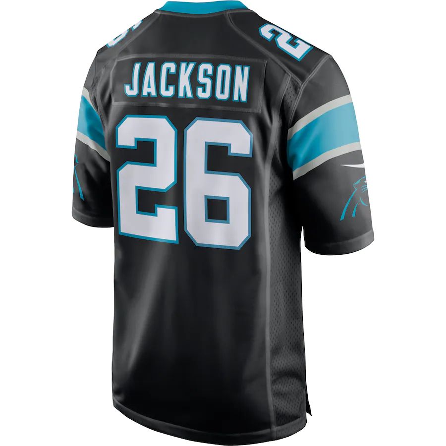 C.Panthers #26 Donte Jackson Black Game Jersey Stitched American Football Jerseys
