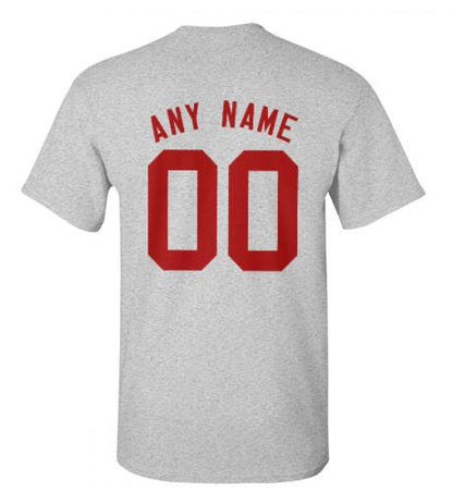 Football San Francisco 49ers Logo Decorative T-shirt Short Sleeve Men's Shirts Grey T shirt