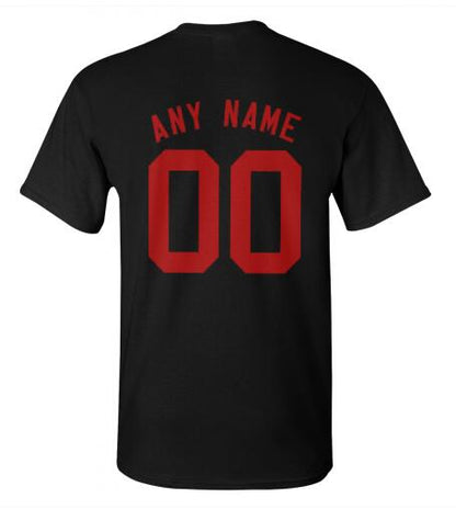 Football San Francisco 49ers Logo Decorative T-shirt Short Sleeve Men's Shirts Black