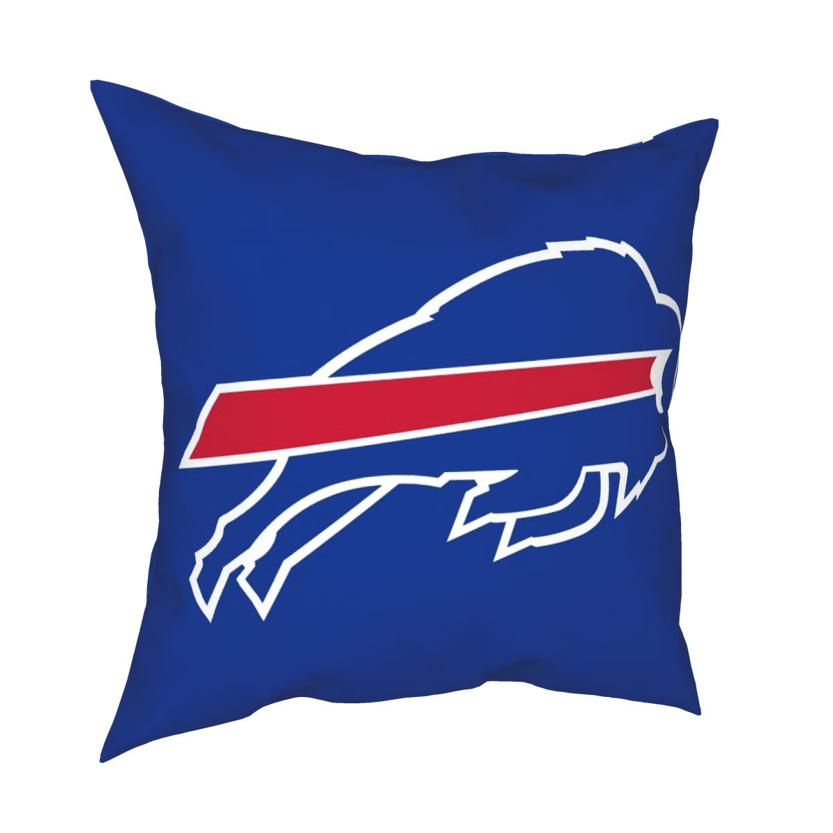 Custom Decorative Football Pillow Case Buffalo Bills Blue Pillowcase Personalized Throw Pillow Covers