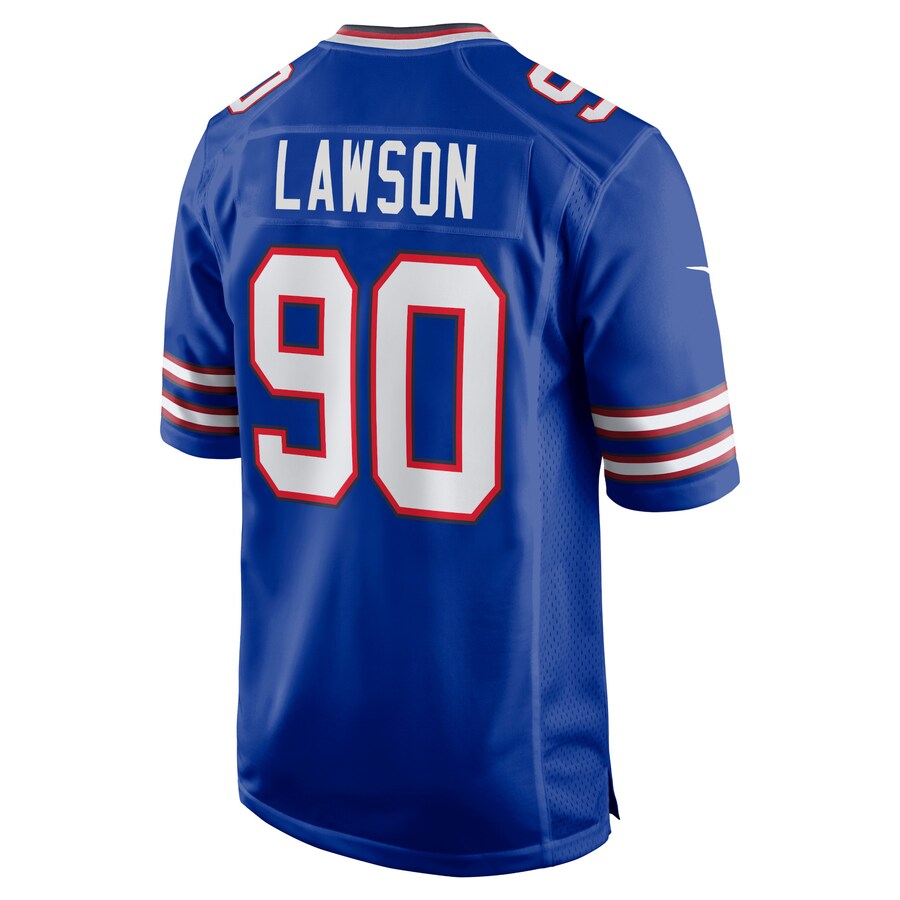 B.Bills #90 Shaq Lawson Royal Player Game Jersey American Stitched Football Jerseys