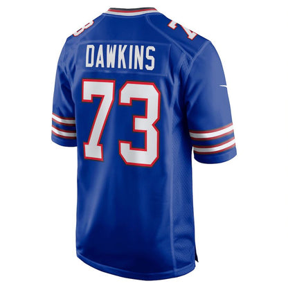 B.Bills #73 Dion Dawkins Royal Game Player Jersey Stitched American Football Jerseys