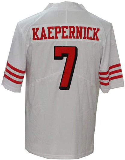 SF.49ers #7 Embroidered Men Colin Kaepernick Jersey American Stitched Football Jerseys