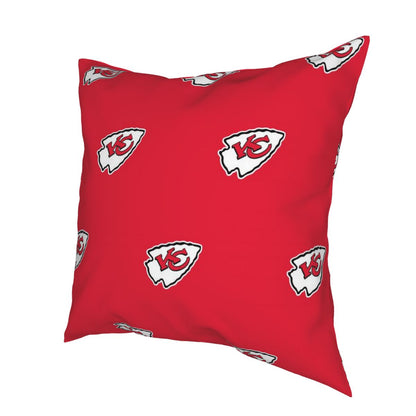 Custom Decorative Football Pillow Case Kansas City Chiefs Pillowcase Personalized Throw Pillow Covers