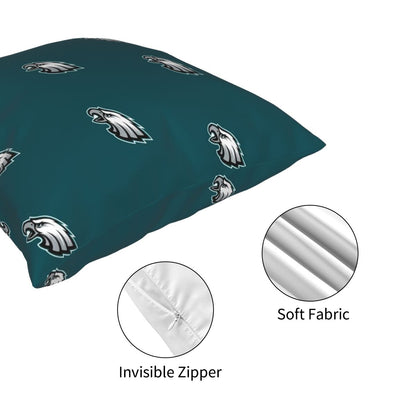 Custom Decorative Football Pillow Case Philadelphia Eagles Pillowcase Personalized Throw Pillow Covers