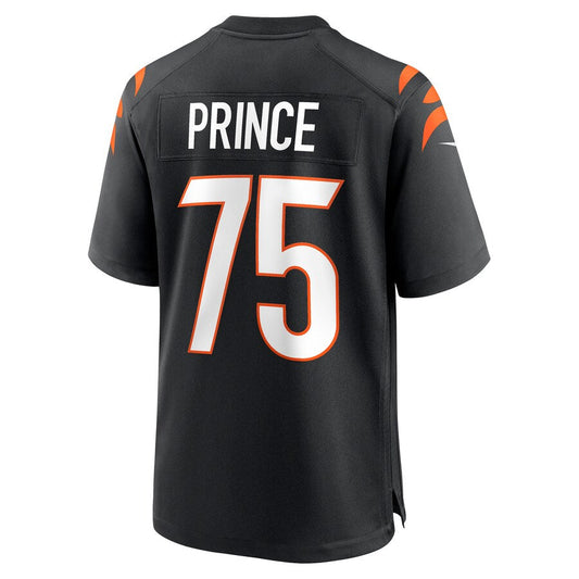 C.Bengals #75 Isaiah Prince Black Game Player Jersey Stitched American Football Jerseys