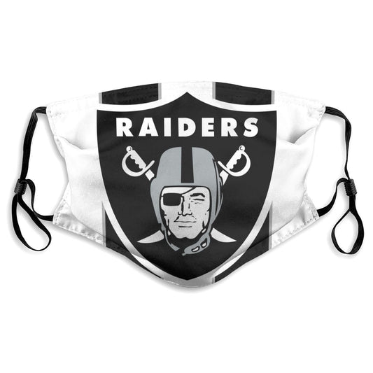 Custom Football Personalized O.Raider 01- White Dust Face Mask With Filters PM 2.5