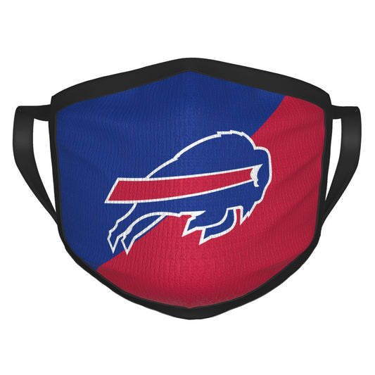 Custom Football Personalized Buffalo Bills Dust Face Mask With Filters PM 2.5