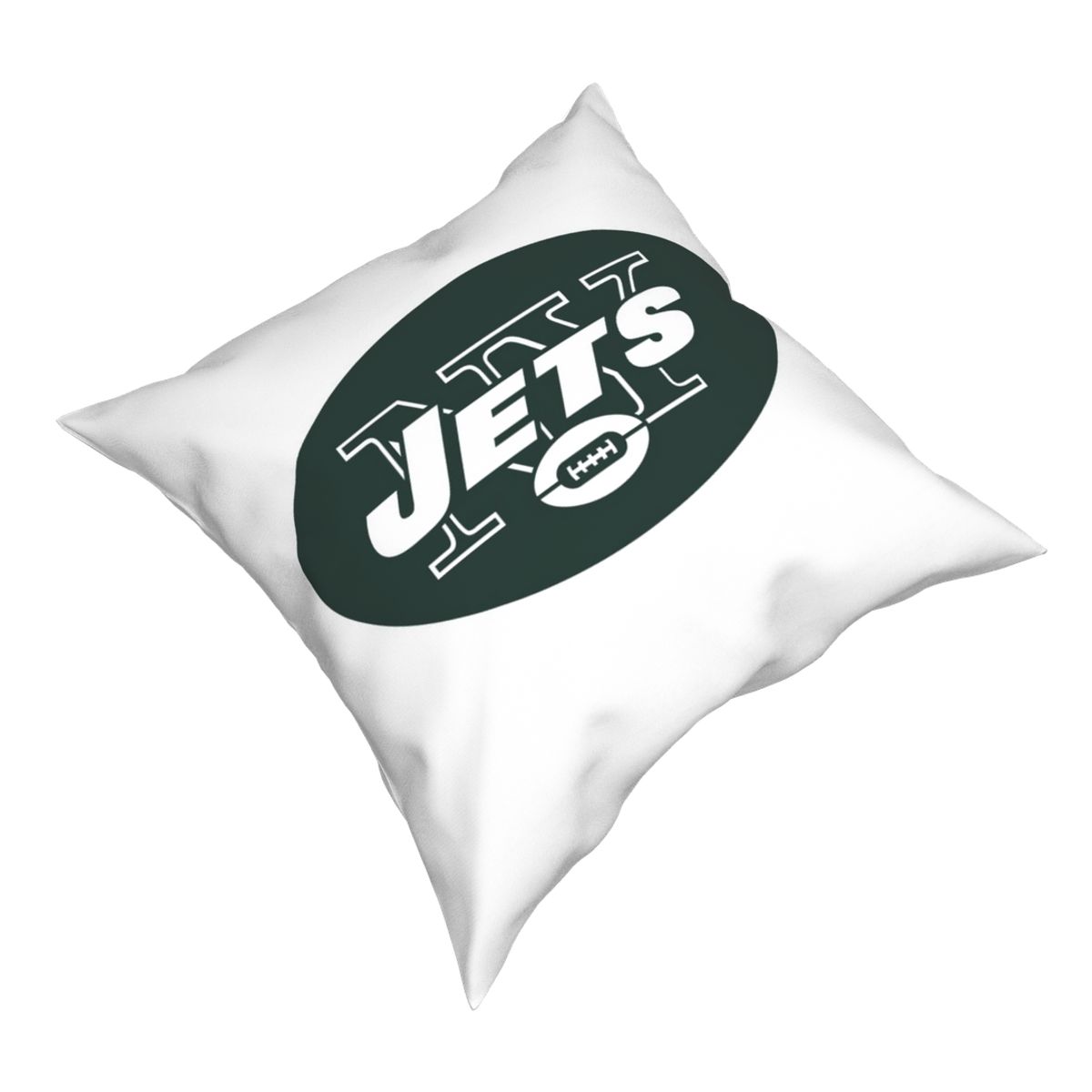 Custom Decorative Football Pillow Case New York Jets White Pillowcase Personalized Throw Pillow Covers